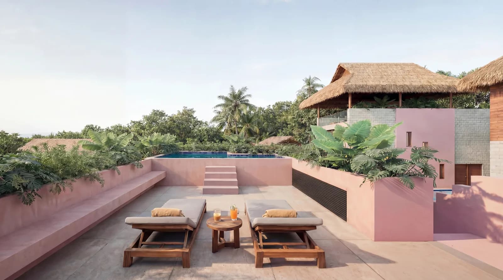 Las Orcas — villa terrace with plunge pool